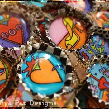 Bottle Cap Pendants