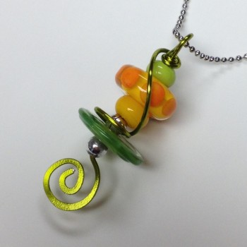 Lime Eclipse Pendant