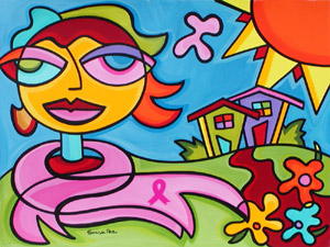 Artist Sonya Paz Joins forces with National Breast Cancer Foundation