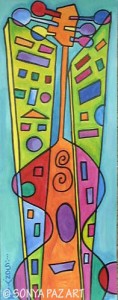 Music City #8 - Original Painting from early works dated September 2000.