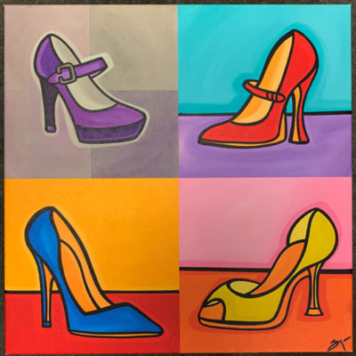 Sonya Paz Art Canvas Print - Shoes