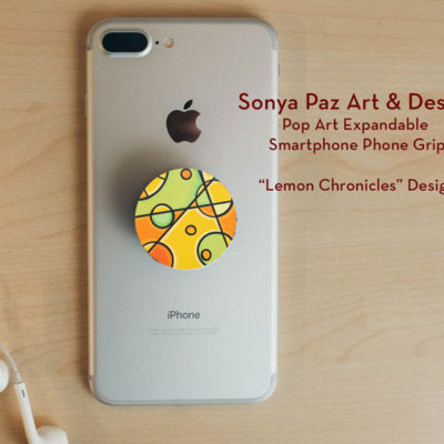 Pop Art Expandable Phone Grip - Lemon Chronicles