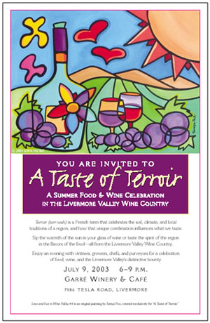 A Taste of Terroir – Livermore Valley Winegrowers Food and Wine Event 2003