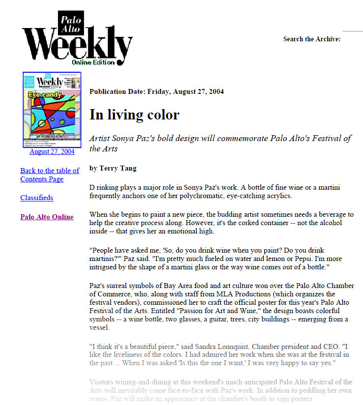 In Living Color - Palo Alto Weekly