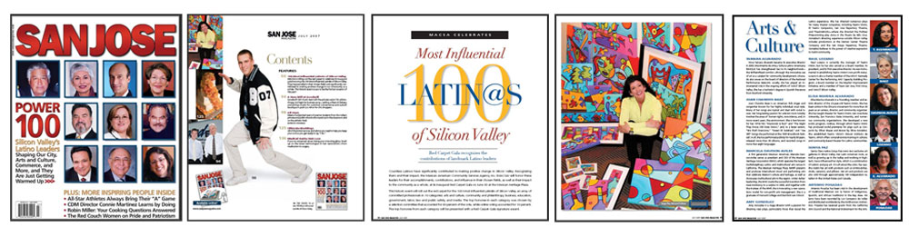 Sonya Paz Nominated for San Jose Magazine 2007 - Most Influential Latino for Arts and Culture
