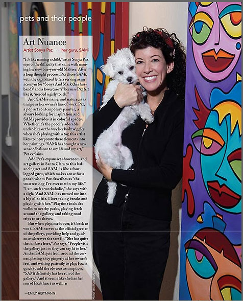Gentry Magazine "People and their Pets" January 1, 2008