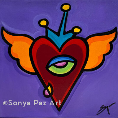 Visionary Love 1 - Original Sonya Paz Painting