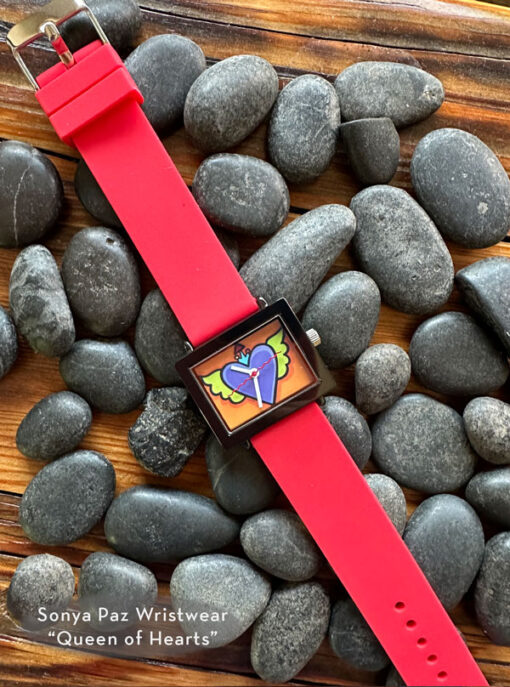 NEW - Queen of Hearts Wristwear with Red Band!