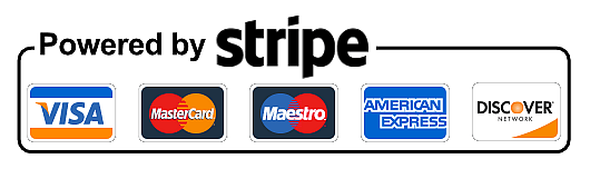 Credit card processing powered by Stripe