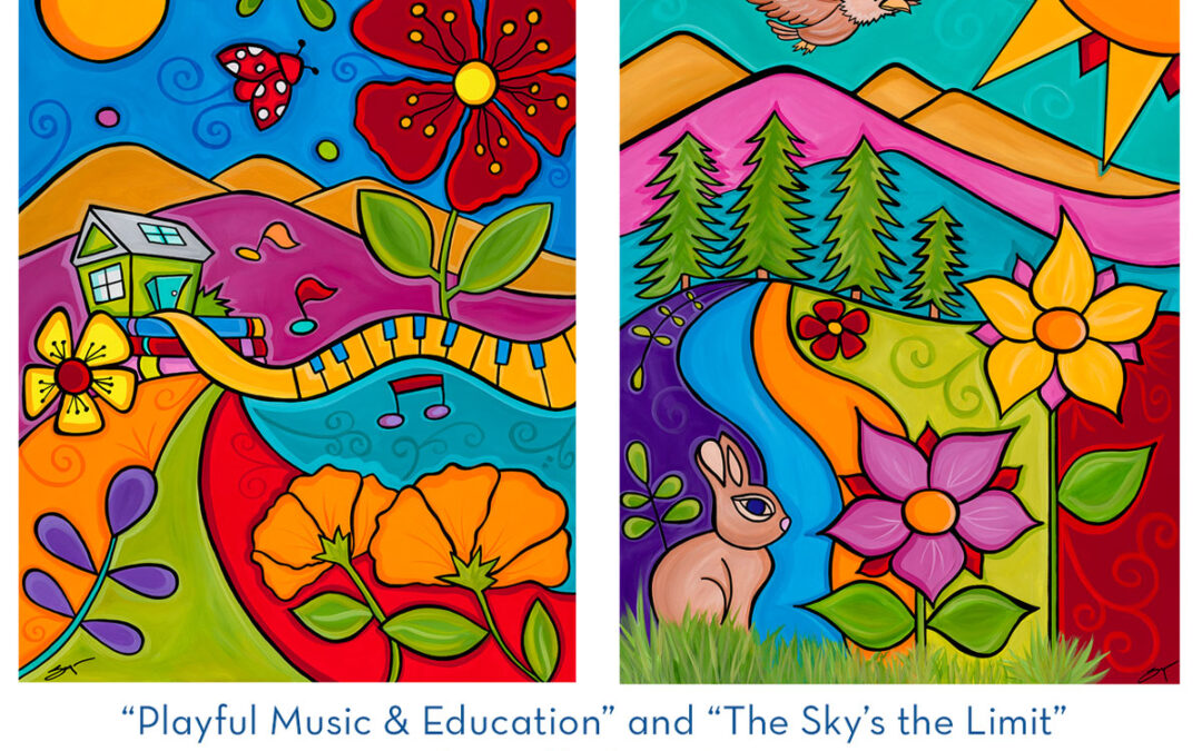 Sonya Paz Art for Forest Hill Elementary for the Campbell School District in San Jose, CA