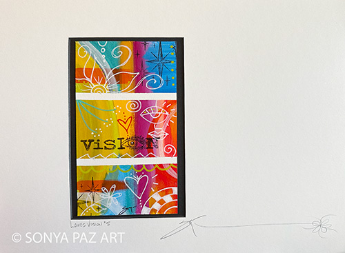 Love's Vision #5 - Original Sonya Paz Painting
