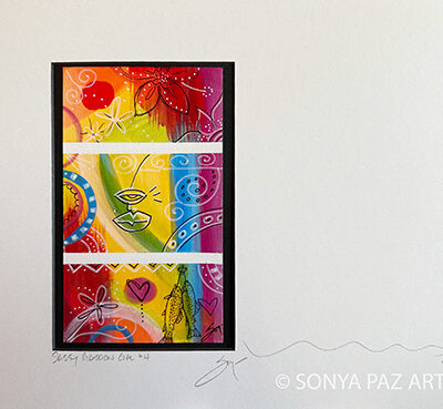 Sassy Garden Girl #4 - Original Sonya Paz Painting