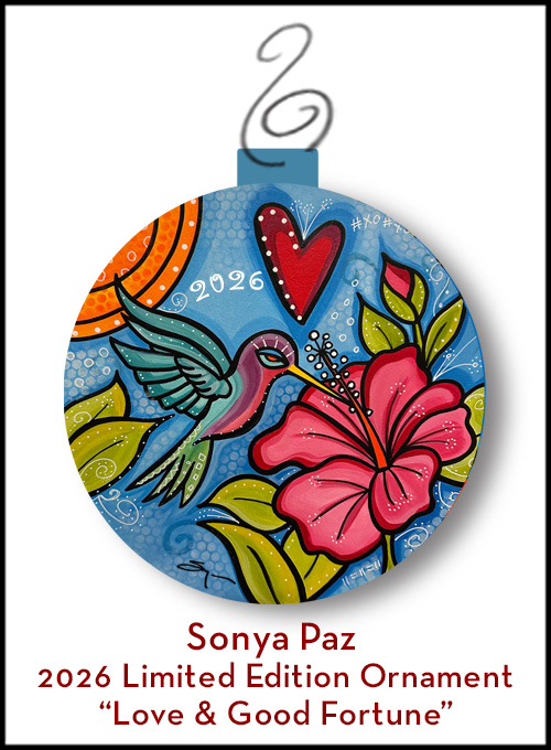 Sonya Paz 2026 Limited Edition Ornament Sonya Paz 2026 Limited Edition Ornament